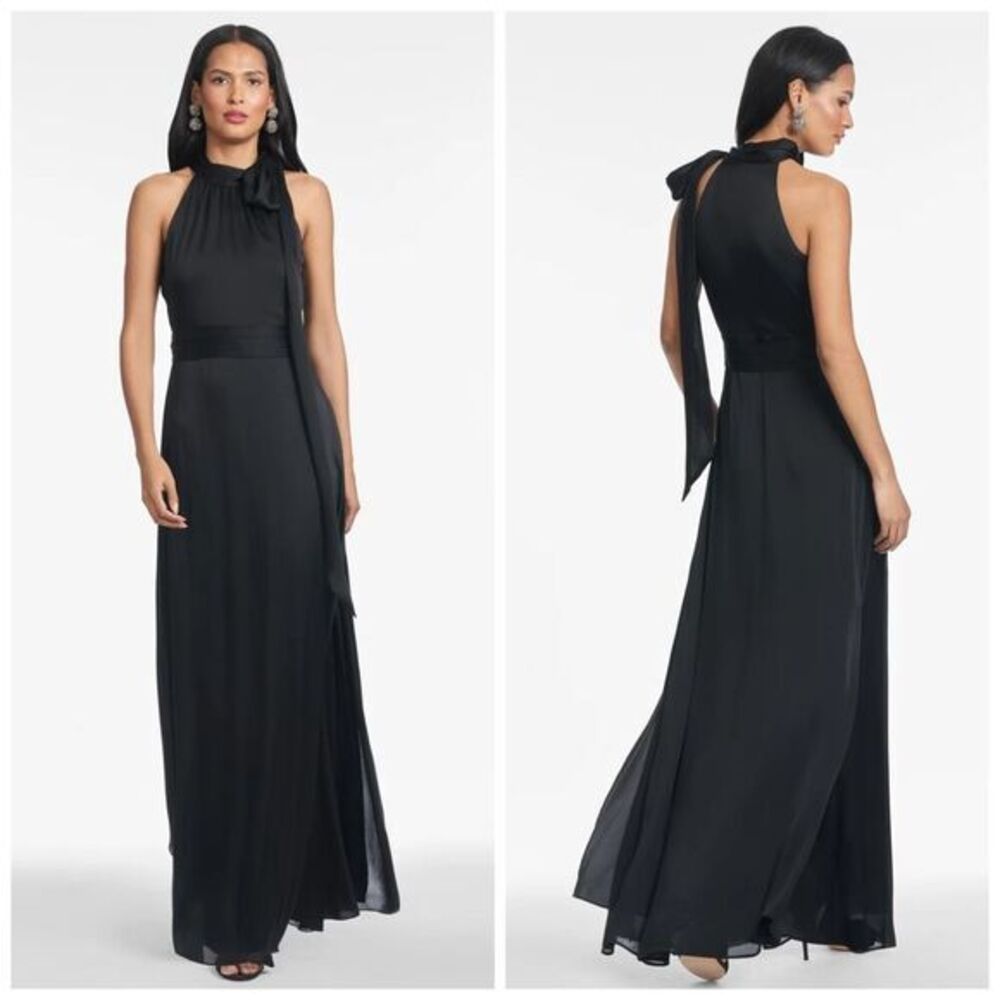 Sachin & Babi Kayla Gown Size 10 Black